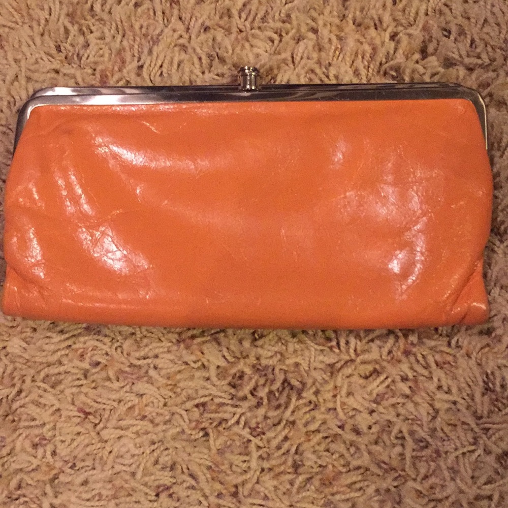 Orange HOBO Wallet- gently used